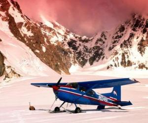 yapboz Cessna 185 karda